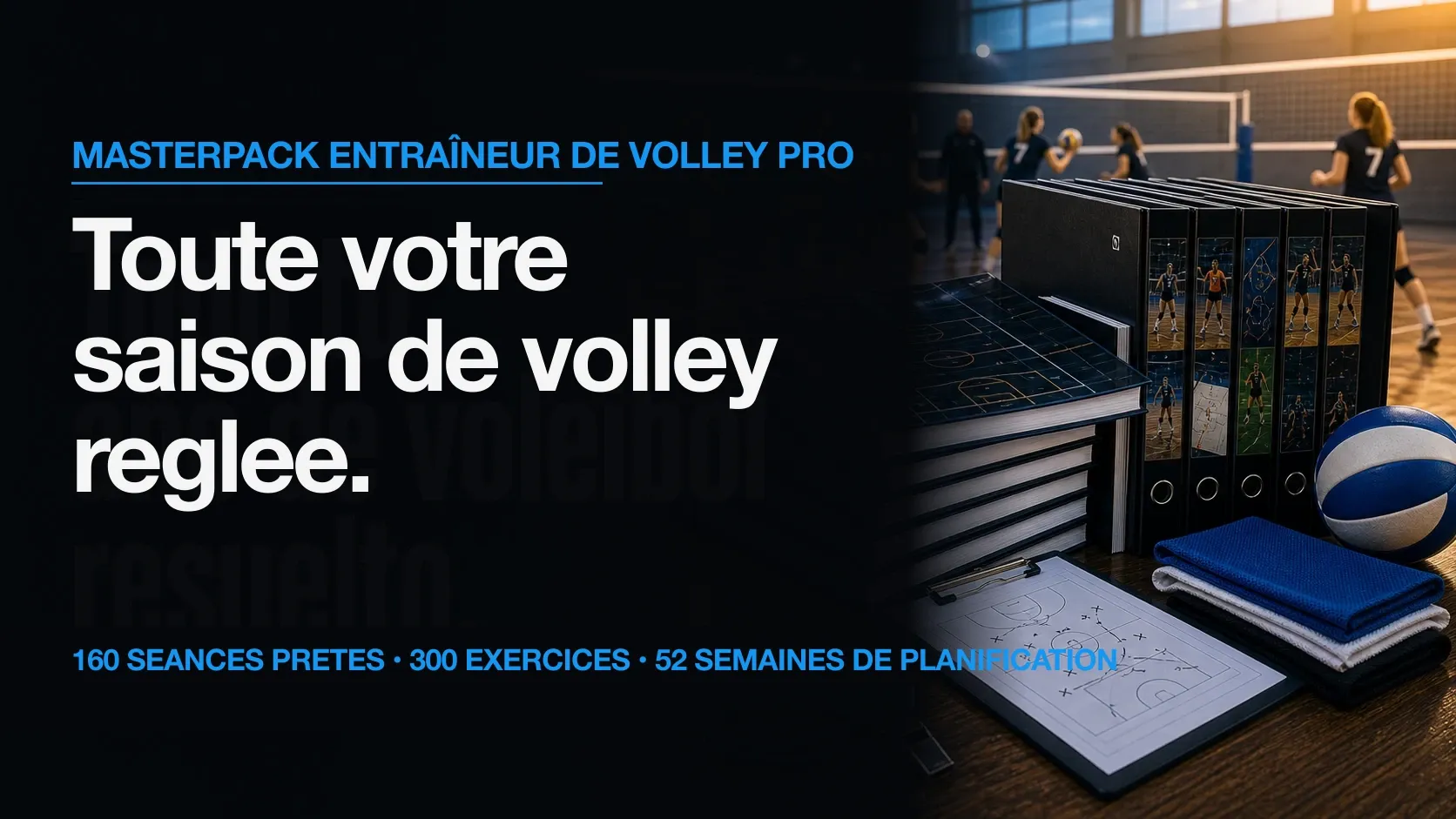Masterpack Entraîneur de Volley-Ball Pro